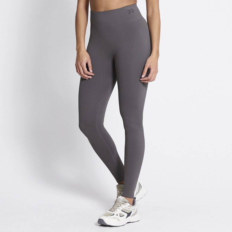 Ribbed training tights "Epic Tights Seamless" Dark Grey